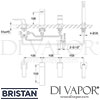Bristan Sail 4 Hole Bath Shower Mixer Spares